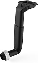 Bächlein Overflow for the kitchen sink with horizontal connection (overflow set - sink drain), complete set for connecting the overflow with individual height