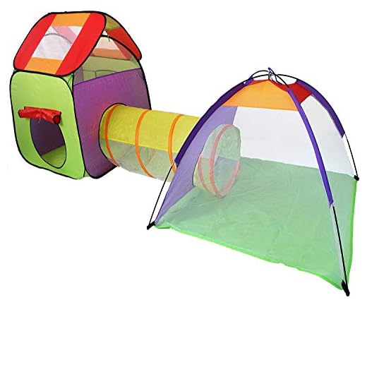 anagre TENT PLAY TENT FÖR BARN Barn Lekplats Tält Tunel Pop Up Tält 3 i 1 Tält Lekhus Kråltunnel Inomhus Utomhus Lekplats med Dragkedja Förvaring Väska Väska för Pojkar Flickor Spädbarn Barn Gåvor