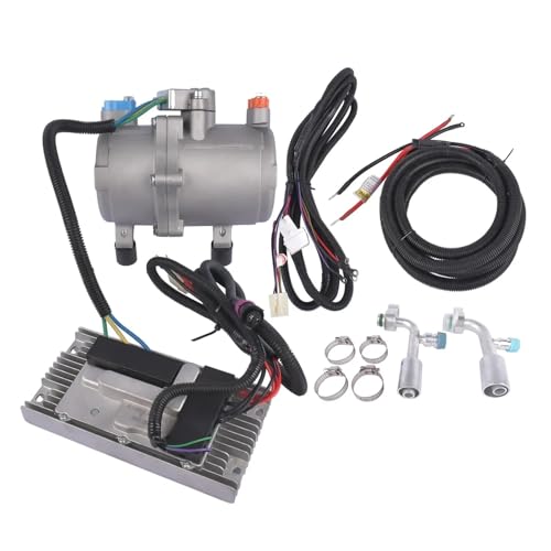 Compresor de aire acondicionado eléctrico de 12 V, kit universal de semicierre para coche AP03