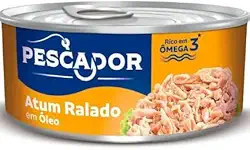Atum Ralado em Óleo - Pescador - Latas 140g