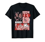 Photo Gallery giapponese cherry blossom cibo picnic design retro anime art maglietta Photo Gallery giapponese cherry blossom cibo picnic design retro anime art maglietta