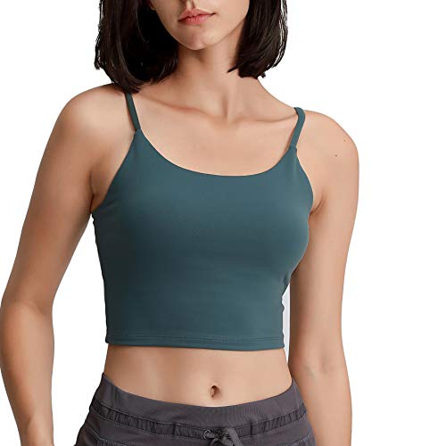 Image of Lemedy Women Padded Sports Bra Fitness Workout Running Shirts Yoga Tank Top