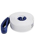 Hebeband aus Webstoff – 1 Tonne und 2 Tonnen Tragkraft – Hochleistungsgurt mit Doppelöse for Kranarbeiten, Heben, Baumfällen und Abschleppen(3T-2 Meters)
