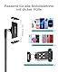 Elitehood 203cm Hoch Handy Stativ, Aluminium iPhone Stativ mit 360°Drehbarer Handyhalterung, Verstellbarer Schwanenhals Overhead Tripod für Smartphone für iPhone 14 13 12 Pro Max Mini/Android Phone