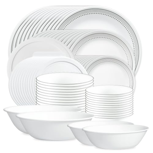 Corelle Vitrelle 78-Piece Service for 12, Mystic Gray