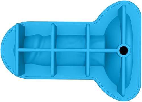 Miniatura 9 de Bandeja de silicona azul para cubitos de hielo para broma para enfriar hielo, cócteles de whisky, hacer bloques de hielo, divertidos cubos de café