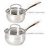 Denmark Tools for Cooks Celebrations Cookware Collection 10 Piece Heavy Gauge Stainless Steel Cookware Set #3