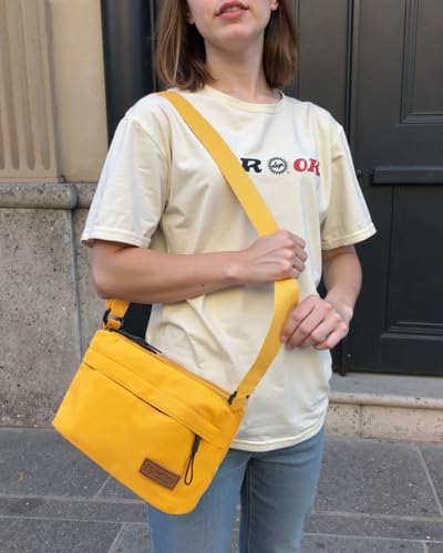 Crossbody Sling Bag Canvas Purse Small Shoulder Handbag 5 Pocket Casual Travel Messenger Hobo Bag Phone Satchel Backpack2