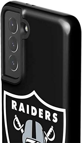 Skinit Pro Phone Case Compatible with Galaxy S21 5G - Officially Licensed NFL Las Vegas Raiders Large Logo Design