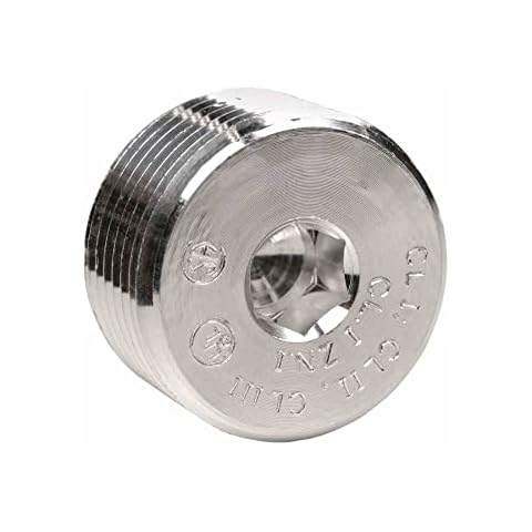 3/4'' NPT Threaded Recessed Aluminum Conduit Plug for Explosion Proof Junction Boxes Cover
