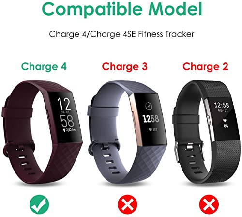 Master Cables Fitbit Charge 4 Charger Compatible With Fitbit Charge 4 Only (Not For Charge 2 / Charge 3), Replacement Charging Cord Charger Cable Compatible With Fitbit Charge 4 Fitness Tracker #TOP24