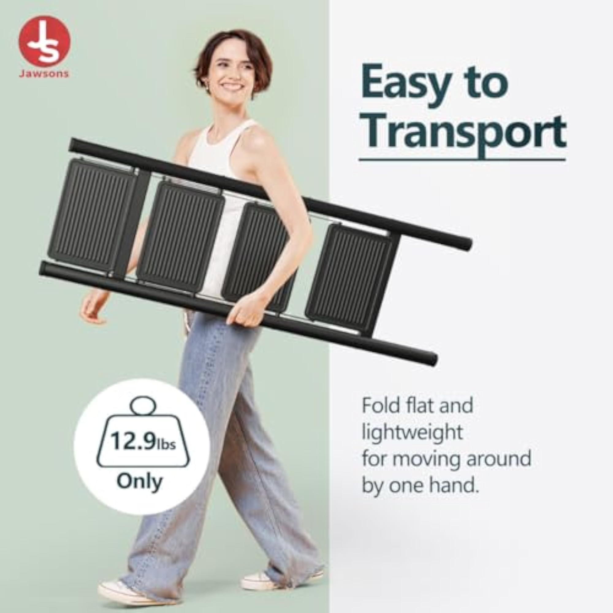 Jawsons Steel Foldable Ladder for Home, Portable & Versatile