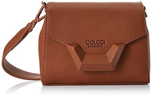 Bolsa Mini Feminina Colcci Metal Tampa Caramelo