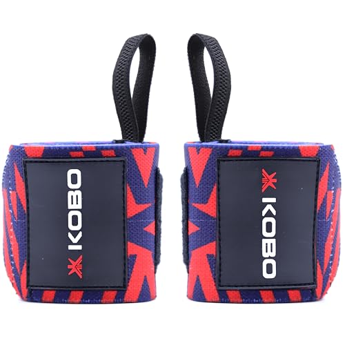 Image of Kobo Weight Lifting Wrist Support Professional Wrist Wrap Braces for Men & Women