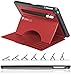 ZUGU CASE - 2018/2017 iPad 5 & 6 Gen (9.7 inch) & iPad Air 1 Prodigy X Case - Very Protective But Thin + Convenient Magnetic Stand + Sleep/Wake Cover (Red)