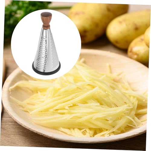 Rallador manual para queso con mango de madera miniatura 6