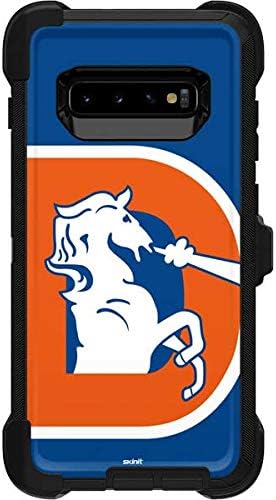 Skinit Decal Skin Compatible with OtterBox Defender Galaxy S10 - Officially Licensed NFL Denver Broncos Retro Logo Design