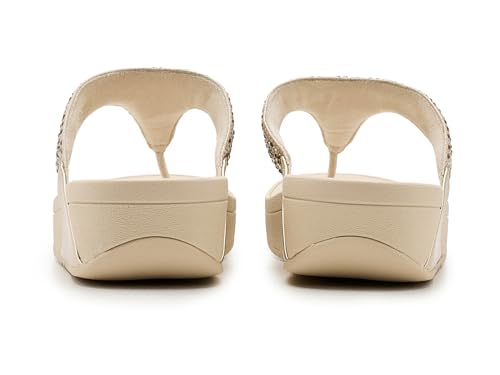 FitFlop LULU Crystal-Mix Metallic Toe-Post Sandals, in Size US 8 by fitflop - Used condition - Image 8