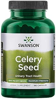 Swanson Celery Seed Extract (Cellery) Urinary Health Antioxidant Support Phytochemicals Volatile Oils Supplement