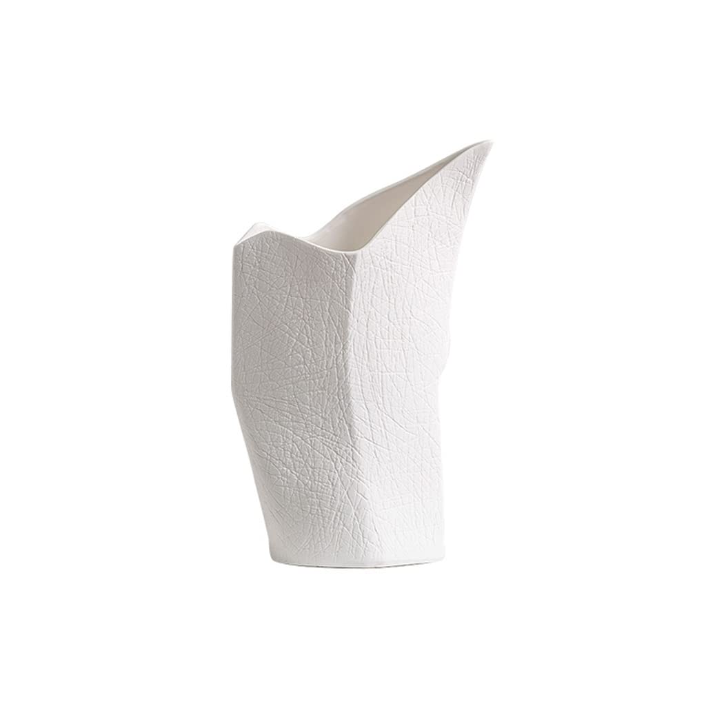 Vase en cuir moderne de luxe pour centre de table de salon élégant