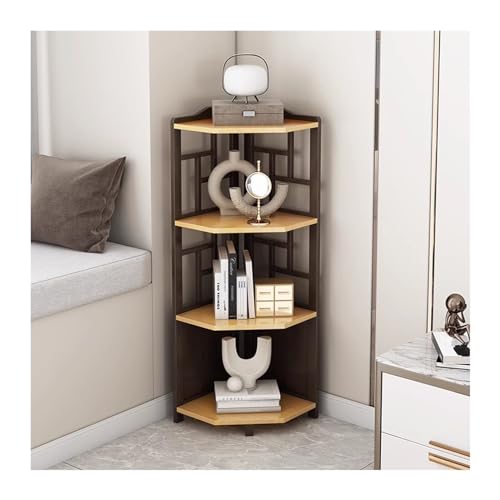 Table d'appoint meuble d'angle huanglyc-232 étagère de rangement - 6
