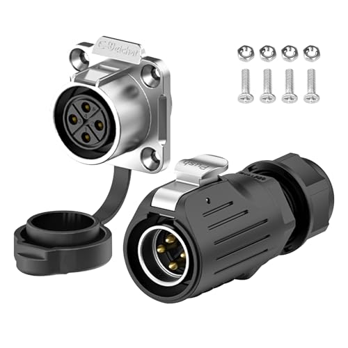 E-WeiChat EW-LP20 �Y�Ɨp�h���R�l�N�^ IP68 �����v���O�C���ڑ� �q��R�l�N�^ �d�����h�~ �ی^�R�l�N�^ �N�C�b�N�E�f�B�X�R�l�N�g �d�C�R�l�N�^ M20 2-12�s�� �t�����W�E�\�P�b�g (4�s��)