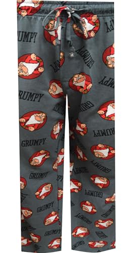 MJC Mens Disney Snow White and The Seven Dwarfs Grumpy Lounge Pants