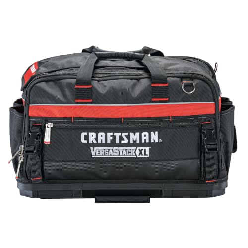 CRAFTSMAN TRADESTACK torba na narzędzia, 57 cm, trwały poliester, czarno-czerwona (CMST21450)