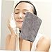 DEARMAMY 3pcs Microfiber Face Cleansing Gloves Soft Makeup Remover Mitts Gentle Facial Washing for Comfortable and Skin-Friendly for Routine
