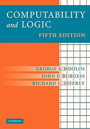 Book cover Computability and Logic