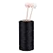 eBoot 260m 150D 1 mm Leather Sewing Waxed Thread Cord for Leather Craft DIY (Black)