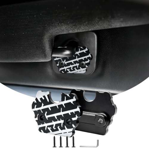 MURGIBEE Sun Visor Repair Kit Compatible with Ram 1500 2019-2026, 2 Pack Sun Visor Clip for Trucks, Aluminum Alloy Visor Clip, All-New Patented Off-Road Inspired Design, Ram 1500 Accessories