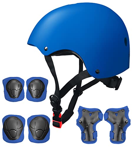 Find Discount Kids Skateboard Bike Helmet Pads Set Protective Gear from Rude Boyz - Knee Pads Elbow ...