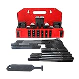 JET CK-12 58-Piece Clamping Kit with Tray for 5/8-Inch T-slot