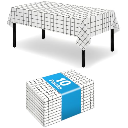 Image of Asaiy 10 Pack Disposable Tablecloth 120x180cm Rectangular Table Cover