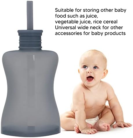 Breast Milk Bag, 250ml Proof Silicone Breast Milk Freezer Bags Reusable Wide Range of Uses for Rice Cereal (Dark Blue)