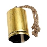 Pendentif cloche suspendu : artisanat exquis avec un traitement des détails fins, améliorant l'effet décoratif et l'atmosphère, cloches en métal vintage