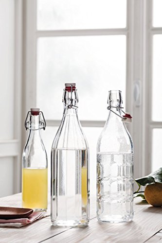 Bormioli Rocco Moresca Bottle, 33.75 Oz, Clear #TOP1