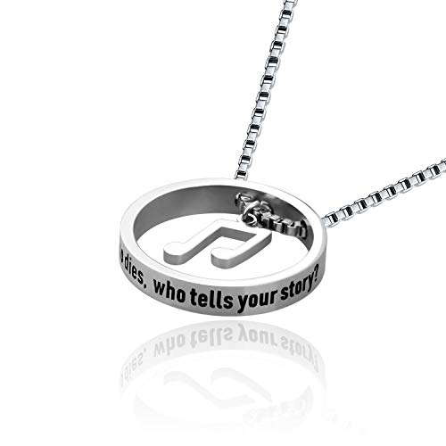 WUSUANED Who Lives Who Dies Who Tells Your Story Pendant Necklace (who lives who dies who tells your story pendant necklace)