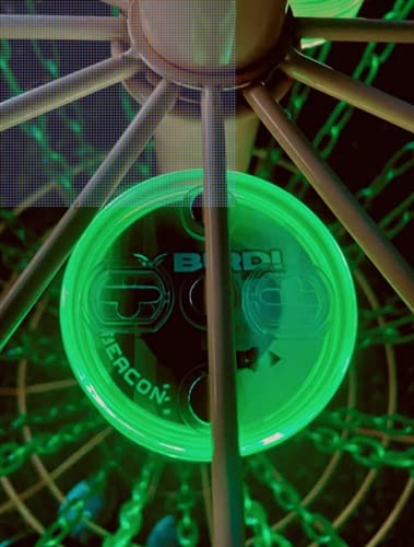 Disc Golf Light Set - Magnetic Led Disc Golf Basket Lights-Remote Controlled-Led-Flat Circular Quad-Lite Led Disc Golf Lights - Night Disc Golf Set - Glow Disc Golf Set - Disc Lights And Basket Lights #TOP2