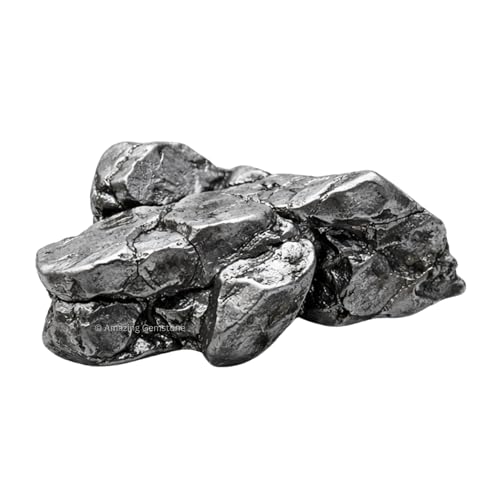 Amazing Gemstone Meteorite Campo Del Cielo Iron - Certified Meteorite Space Rock Collectible, Genuine Argentina Meteorites for Sale Astronomy Science Gift (3-6 Gram)