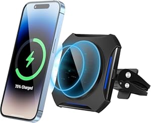 Sewowibo 15W Kabelloses Kfz-Ladegerät Handyhalterung