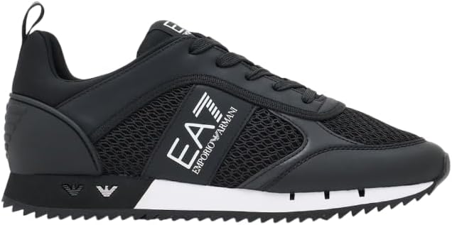 EA7 Emporio Armani Mesh Runner Trainers Black/Asphalt
