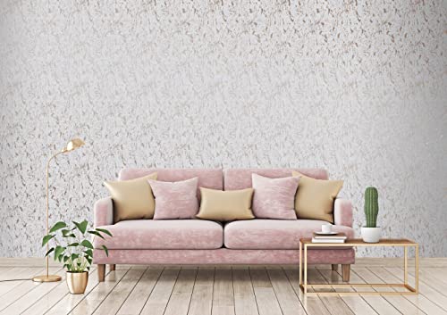 Graham & Brown 106401 Milan Texture Rose Gold And Grey Wallpaper, 1000Cm Length X 52Cm Wide #TOP26