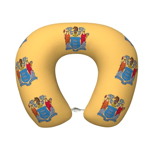Almohada poliéster semicircular para viaje cómodo miniatura 1