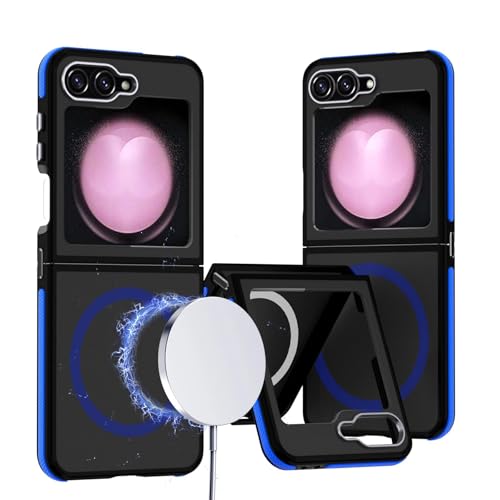 Coque Samsung Z Flip 6 antichoc acrylique mat bleu marine anti rayure