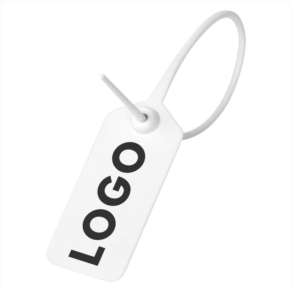 100 Personalized Brand Label Plastic Clothing Shoes Bag Tags Logistics Luggage Security Seals 285mm/11