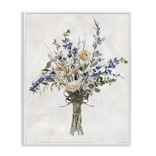 'Subdued Flower Bushel'| Framed Giclee Art