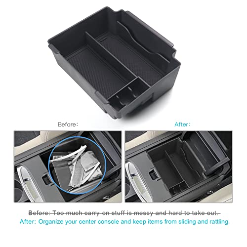 CDEFG Center Console Organizer Tray for 2019-2023 2024 Acura RDX Armrest Tray Storage Box Secondary Insert Coin Container 2024 Acura RDX Interior Accessories by CDEFG - Image 2