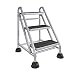 Cosco 3-Step Rolling Step Ladder, Grey